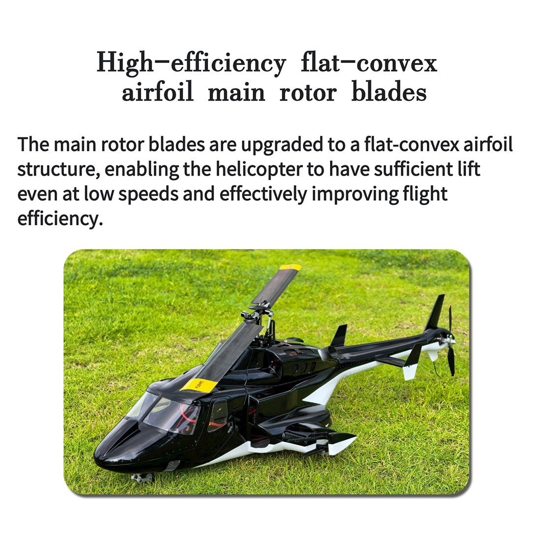 FLISHRC FL500 Airwolf Pro 500-Class 2.4G 6CH Scale RC Helicopter with L7 Flight Controller & 4-Mode GPS Positioning RTF