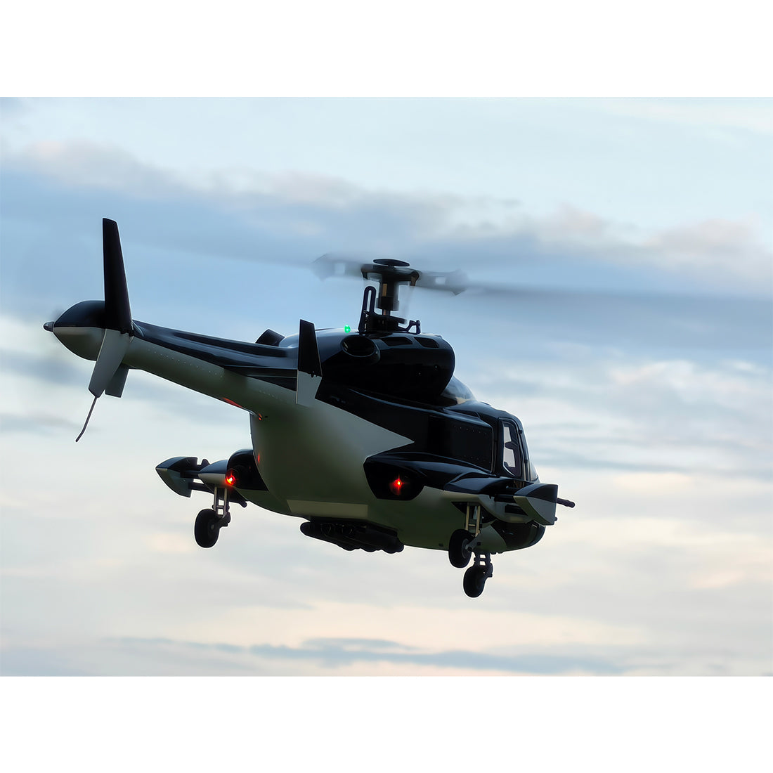 FLISHRC FL500 Airwolf Pro 500-Class 2.4G 6CH Scale RC Helicopter with L7 Flight Controller & 4-Mode GPS Positioning RTF