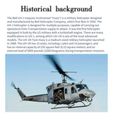 FLISHRC FL500 UH-1N Twin Huey 500-Class 2.4G 6CH Scale RC Helicopter  - RAZORDON