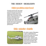 FLISHRC FL500 UH-1N Twin Huey 500-Class 2.4G 6CH Scale RC Helicopter  - RAZORDON