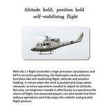 FLISHRC FL500 UH-1N Twin Huey 500-Class 2.4G 6CH Scale RC Helicopter  - RAZORDON