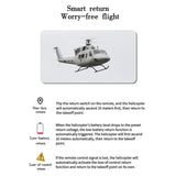 FLISHRC FL500 UH-1N Twin Huey 500-Class 2.4G 6CH Scale RC Helicopter  - RAZORDON