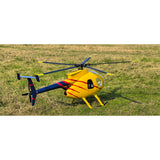 FLISHRC FL500 AH-6 Little Bird 500-Class 2.4G 6CH Scale RC Helicopter Model with L7 Flight Controller and 4-Mode Positioning GPS RTF