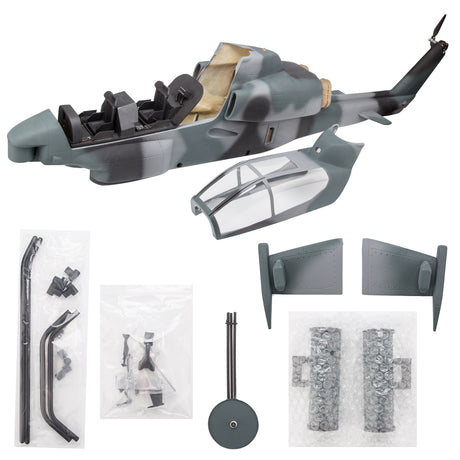 FLISHRC FL500 Bell AH-1 HueyCobra 500-Class 2.4GHz 6CH Scale RC Helicopter - RAZORDON