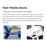FLYWING BELL-407 2.4G 6CH 470-Class Quick-Release 4-Rotor Scale RC Helicopter - RAZORDON