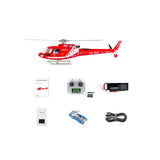 FLYWING Eurocopter AS350 2.4G 6CH 470-Class Quick-Release 3-Rotor Scale RC Helicopter Model with ACE Flight Controller, GPS Positioning & Left/Right-Hand Control RTF