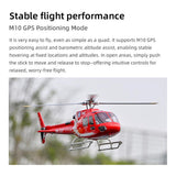 FLYWING Eurocopter AS350 2.4G 6CH 470-Class Quick-Release 3-Rotor Scale RC Helicopter Model with ACE Flight Controller, GPS Positioning & Left/Right-Hand Control RTF