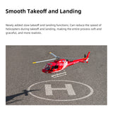 FLYWING Eurocopter AS350 2.4G 6CH 470-Class Quick-Release 3-Rotor Scale RC Helicopter Model with ACE Flight Controller, GPS Positioning & Left/Right-Hand Control RTF