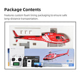 FLYWING Eurocopter AS350 2.4G 6CH 470-Class Quick-Release 3-Rotor Scale RC Helicopter Model with ACE Flight Controller, GPS Positioning & Left/Right-Hand Control RTF