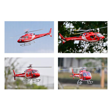 FLYWING Eurocopter AS350 2.4G 6CH 470-Class Quick-Release 3-Rotor Scale RC Helicopter Model with ACE Flight Controller, GPS Positioning & Left/Right-Hand Control RTF