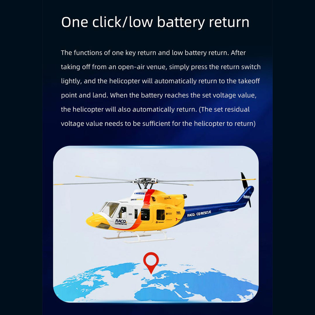 その他 Pilotfly H1+ FLywing H1 Pro Smart Helicopter Autopilot System for 280-900 size