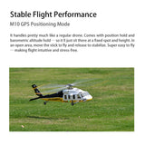 FLYWING UH-60L Black Hawk 470-Class RC Helicopter, 2.4GHz 6CH Scale Military Helicopter with ACE Flight Controller, GPS Positioning & Quick-Release Blades, RTF