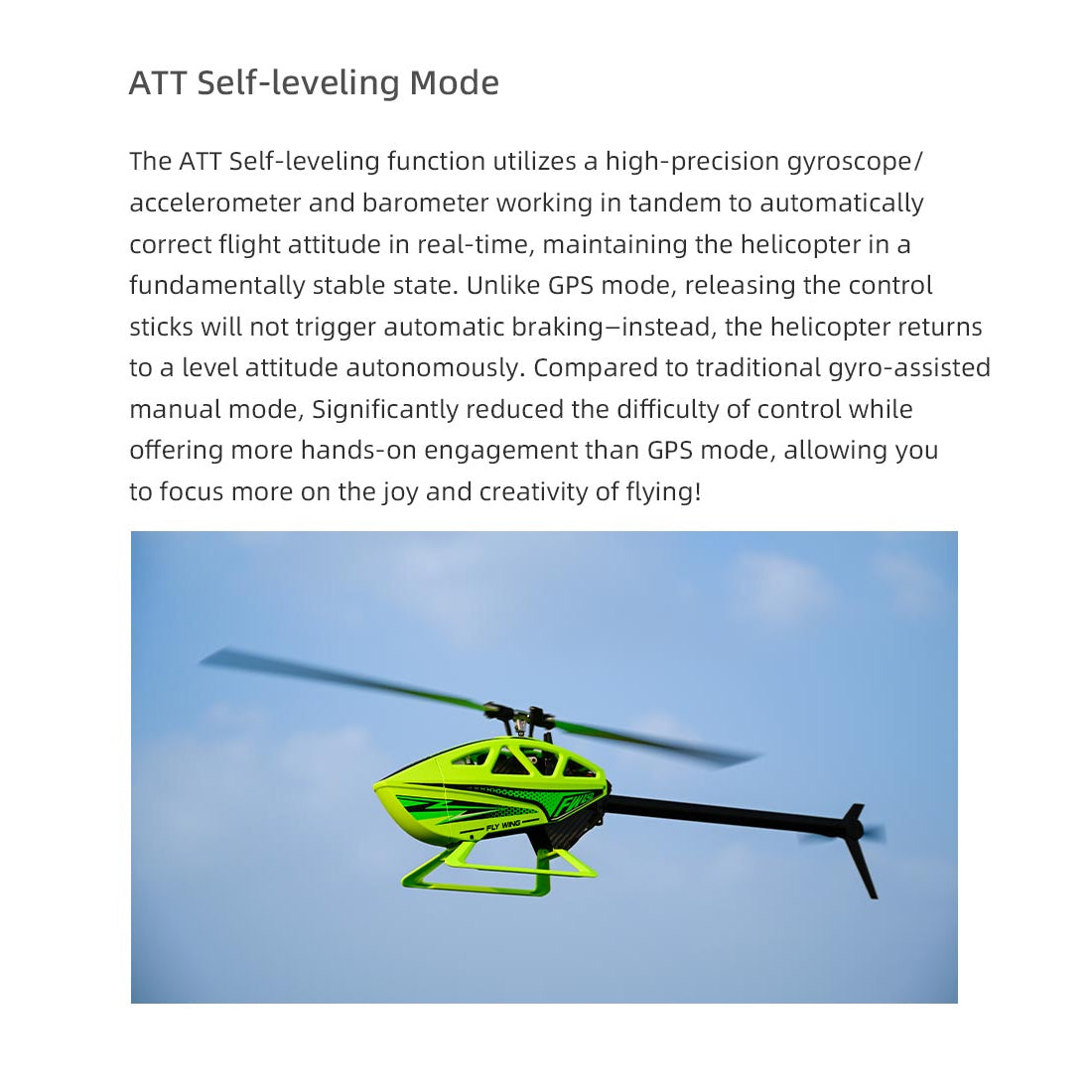 FLYWING 450L V3 2.4G 6CH RC Helicopter Dual Brushless Direct Drive Model Aircraft Toy