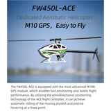 FLYWING 450L V3 2.4G 6CH RC Helicopter Dual Brushless Direct Drive Model Aircraft Toy