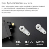 FLYWING BO105 2.4G 6CH 470-Class Quik-Release 4-Rotor Scale RC Military Helicopter  - RAZORDON