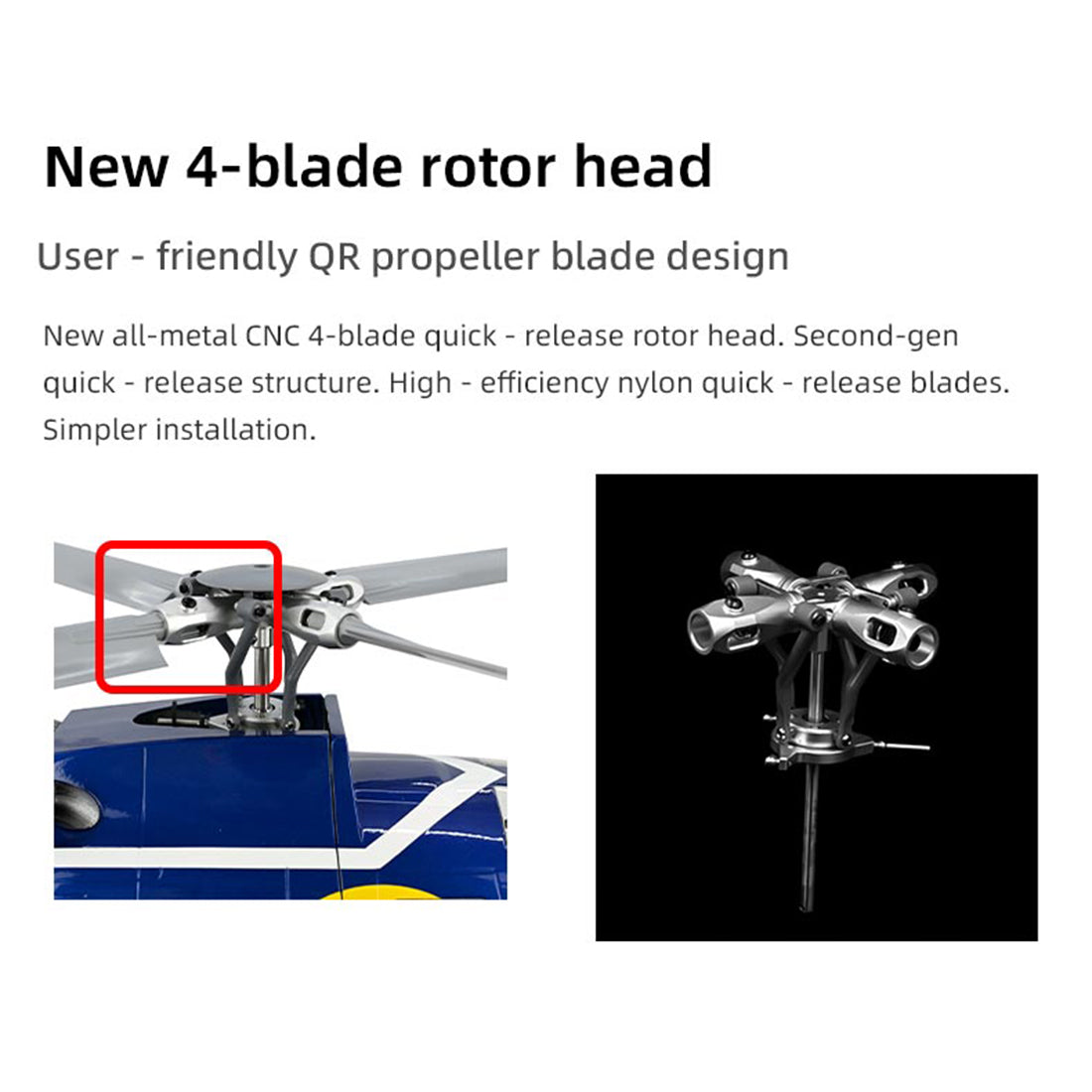 FLYWING BO105 2.4G 6CH 470-Class Quik-Release 4-Rotor Scale RC Military Helicopter  - RAZORDON