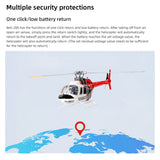 FLYWING Bell-206-V4 RC Helicopter with GPS One click/low battery return - Razordon