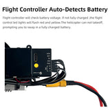 FLYWING Bell 222 Airwolf 470-Class RC Helicopter – 2.4GHz 6CH Scale Military Helicopter with ACE Flight Controller, GPS Positioning & Retractable Landing Gear (RTF)