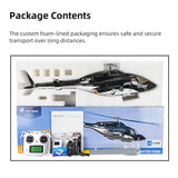 FLYWING Bell 222 Airwolf 470-Class RC Helicopter – 2.4GHz 6CH Scale Military Helicopter with ACE Flight Controller, GPS Positioning & Retractable Landing Gear (RTF)