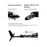 FLYWING Bell 222 Airwolf 470-Class RC Helicopter – 2.4GHz 6CH Scale Military Helicopter with ACE Flight Controller, GPS Positioning & Retractable Landing Gear (RTF)