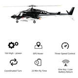 FLYWING Bell 222 Airwolf 470-Class RC Helicopter – 2.4GHz 6CH Scale Military Helicopter with ACE Flight Controller, GPS Positioning & Retractable Landing Gear (RTF)