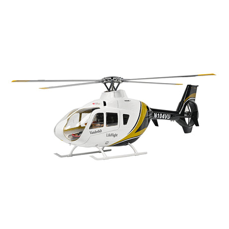 FLYWING EC135 470 스케일 RC 헬리콥터 2.4G 6CH 스케일 군용 모델, 퀵 탈착식 4날 로터, ACE 비행 컨트롤러, GPS 위치 지정 기능(MODE1/MODE2 전환 가능)