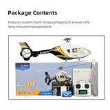 FLYWING EC135 470 스케일 RC 헬리콥터 2.4G 6CH 스케일 군용 모델, 퀵 탈착식 4날 로터, ACE 비행 컨트롤러, GPS 위치 지정 기능(MODE1/MODE2 전환 가능)