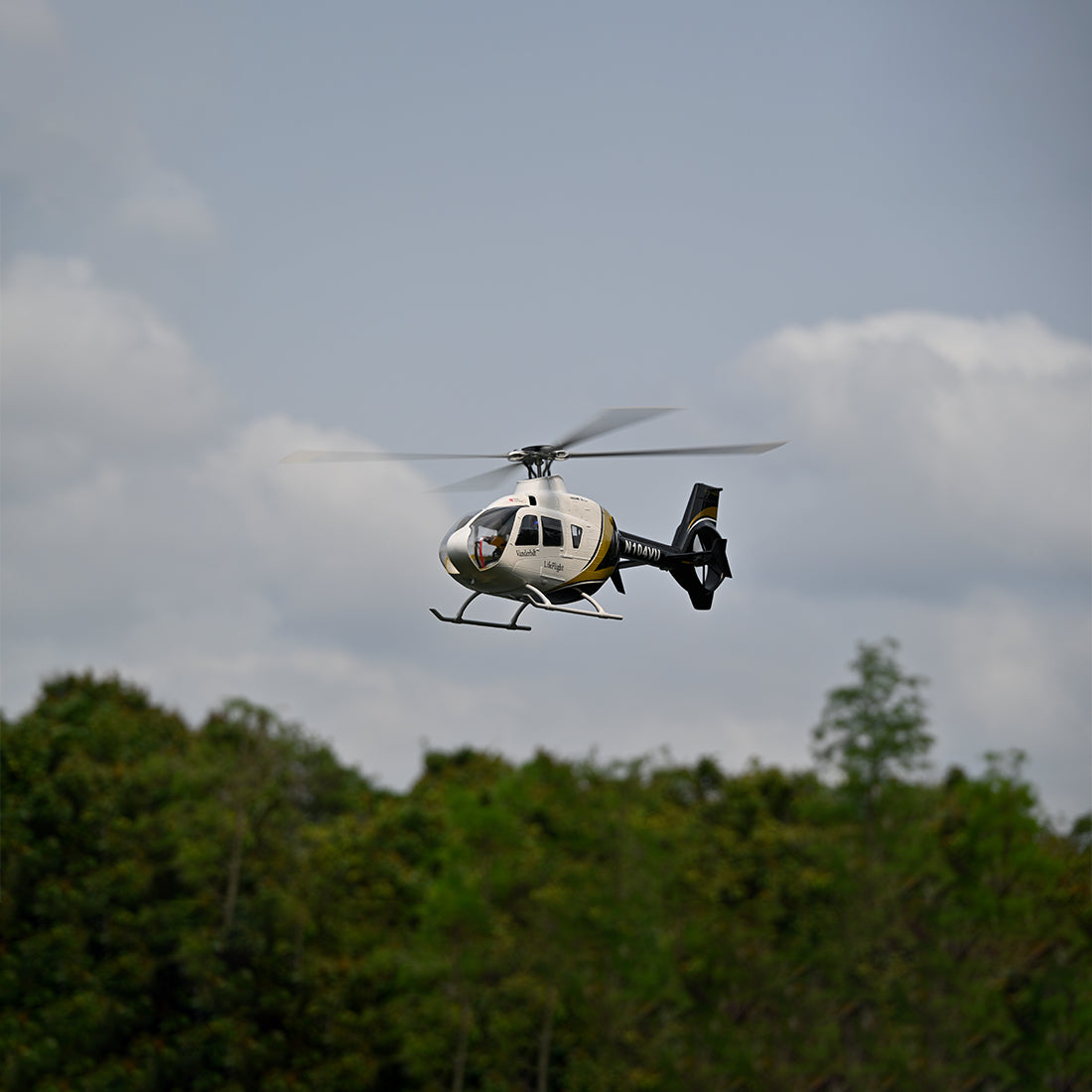 FLYWING EC135 470 스케일 RC 헬리콥터 2.4G 6CH 스케일 군용 모델, 퀵 탈착식 4날 로터, ACE 비행 컨트롤러, GPS 위치 지정 기능(MODE1/MODE2 전환 가능)