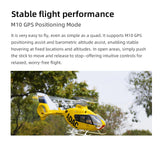 FLYWING EC135 470-Scale RC Helicopter 2.4G 6CH Scale Military Model with Quick-Detach 4-Blade Rotor ACE Flight Controller GPS Positioning - RAZORDON
