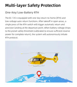 FLYWING EC135 470-Scale RC Helicopter 2.4G 6CH Scale Military Model with Quick-Detach 4-Blade Rotor ACE Flight Controller GPS Positioning - RAZORDON