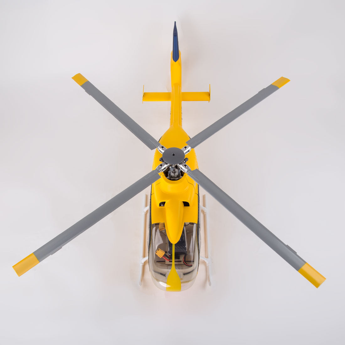 FLYWING EC135 470-Scale RC Helicopter 2.4G 6CH Scale Military Model with Quick-Detach 4-Blade Rotor ACE Flight Controller GPS Positioning - RAZORDON