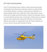 FLYWING EC135 470-Scale RC Helicopter 2.4G 6CH Scale Military Model with Quick-Detach 4-Blade Rotor ACE Flight Controller GPS Positioning - RAZORDON
