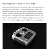 FLYWING UH-1 V4 Upgrade Version Class 470 6CH Brushless Motor GPS Fixed Point Altitude Hold Scale RC Helicopter - RAZORDON
