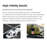 FLYWING UH-1 V4 Upgrade Version Class 470 6CH Brushless Motor GPS Fixed Point Altitude Hold Scale RC Helicopter - RAZORDON