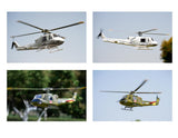 FLYWING UH-1 V4 Upgrade Version Class 470 6CH Brushless Motor GPS Fixed Point Altitude Hold Scale RC Helicopter - RAZORDON