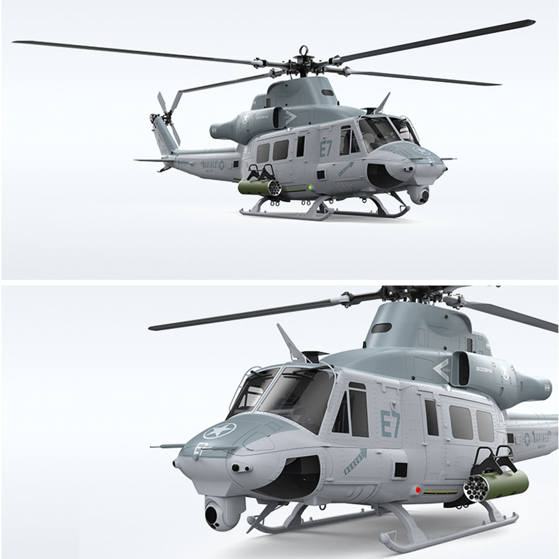 GOOSKY E7 UH-1Y Venom 700-Class 1/9 Scale 6CH RC Helicopter – RAZORDON