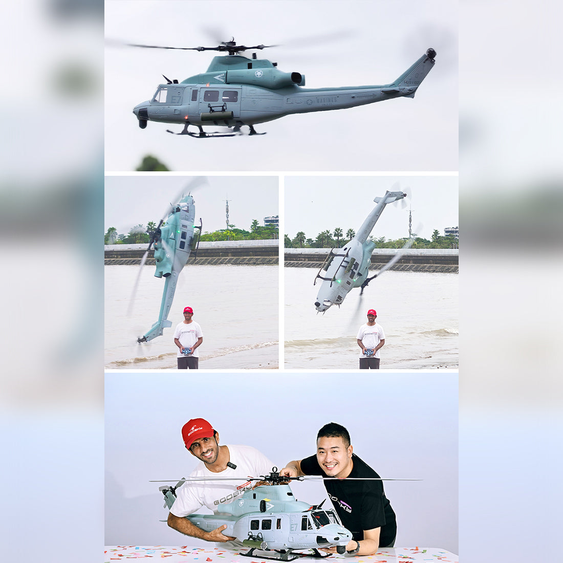 GOOSKY E7 UH-1Y Venom 700-Class 1/9 Scale 6CH RC Helicopter – RAZORDON