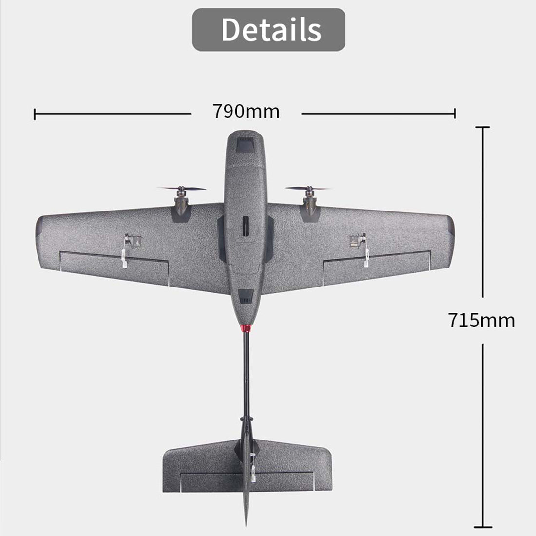 HEEWING Ranger T1 VTOL 2.4G EPP, RC-Flugzeug mit vertikalem Start und Landung, Starrflügel, FPV-Kamerahalterung und Flugsteuerung RTF/PNP (ohne Batterie)
