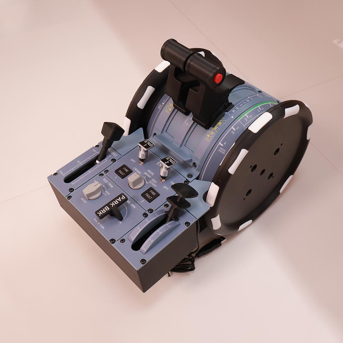 Hoowalt D107 V2 Metal Plate Lever Head Version A32X A31X A19X Motorized Throttle COCKPIT Panel - RAZORDON