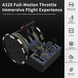 Hoowalt D107 V2 Metal Plate Lever Head Version A32X A31X A19X Motorized Throttle COCKPIT Panel - RAZORDON