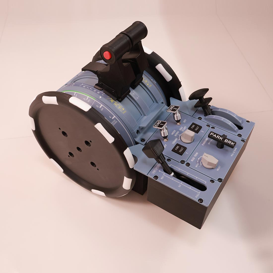 Hoowalt D107 V2 Metal Plate Lever Head Version A32X A31X A19X Motorized Throttle COCKPIT Panel - RAZORDON