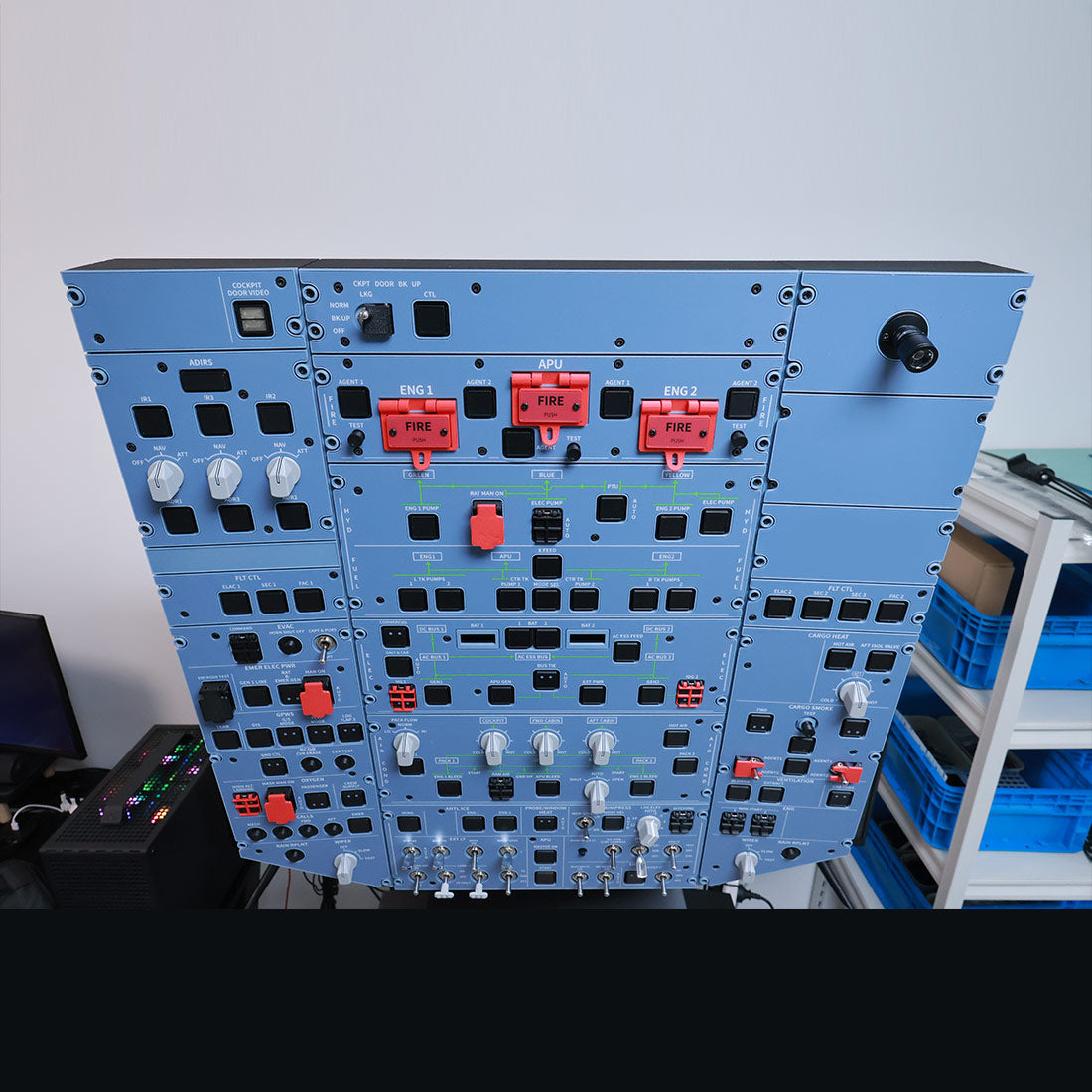 Hoowalt D111 A32X 1/1 Scale Light OVHD OVERHEAD Panel - RAZORDON