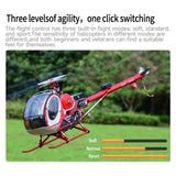 JCZK 300C PRO 2.4G 3-Blade Flybarless Alloy Realistic RC Helicopter Model with H1 PRO Flight Controller, GPS Positioning, Auto-Hover & One-Key Return(RTF Version)