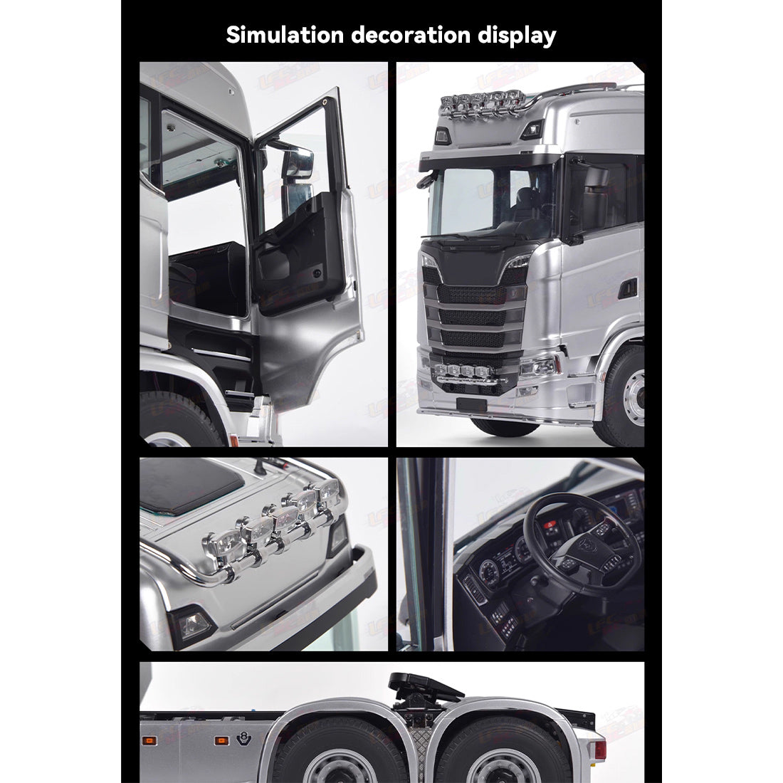 All Wheel Drive Full-proportional RC Tractor Truck - RAZORDON