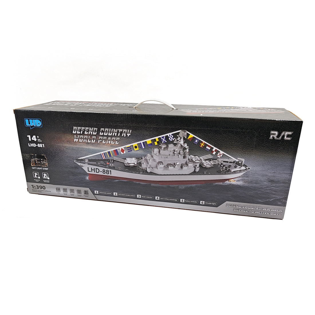 LHD-881 1/390 Scale RC Battleship – RAZORDON