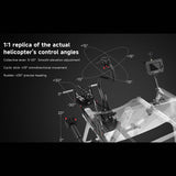 RAZORDON H17 RC Helicopter Cockpit Controller – 17-Channel ELRS Flight Simulator with CNC Metal Frame