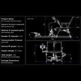 RAZORDON H17 RC Helicopter Cockpit Controller – 17-Channel ELRS Flight Simulator with CNC Metal Frame