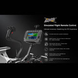 RAZORDON H17 RC Helicopter Cockpit Controller – 17-Channel ELRS Flight Simulator with CNC Metal Frame