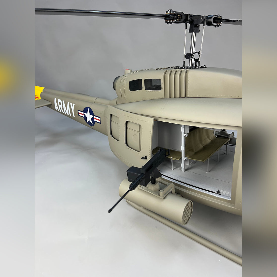 RAZORDON UH-1D Huey 800-Class 2.4G 6CH Scale RC Helicopter 