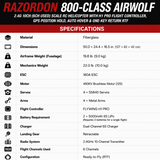 RAZORDON Airwolf 800-Class 2.4G 6CH Scale RC Helicopter Specifications